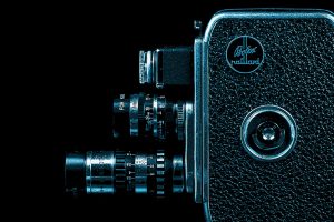 TM2237 retro cine camera blue