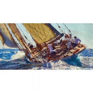 TM2351 classic sailing yacht crew sea