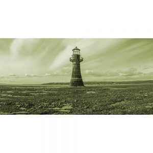 TM2362 lighthouse rusty beach sea green