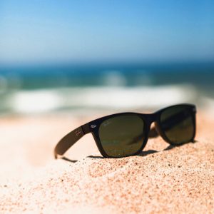 TM2379 sunglasses beach sand sea