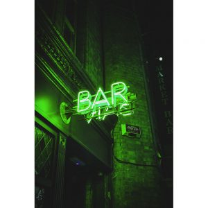 TM2430 bar neon sign green