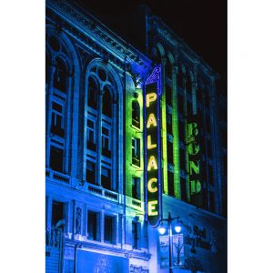 TM2439 palace theatre neon sign blue