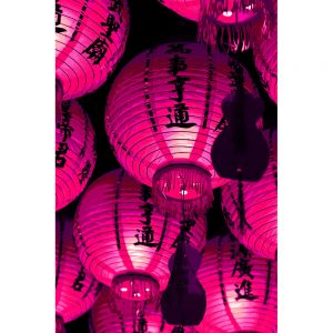 TM2514 manchester lanterns chinatown pink