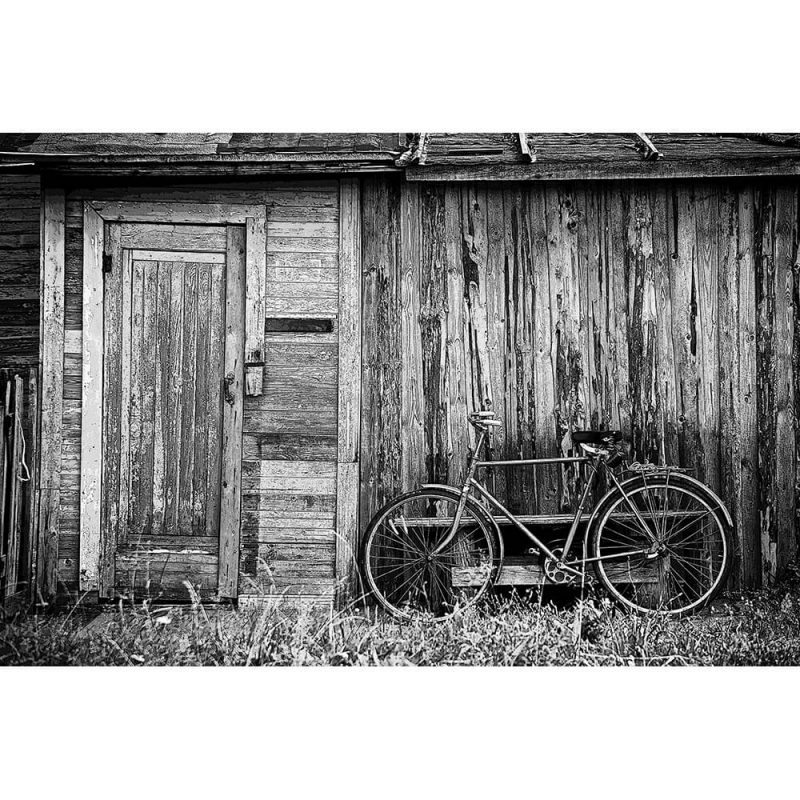 TM2914 bicycle bike old shack mono