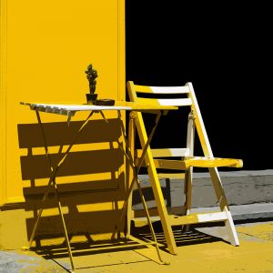 TM2985 yellow chair table