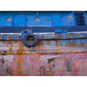 SG2611 barge rusty belfast northern ireland
