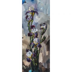SG2732 oil painting irises flowers
