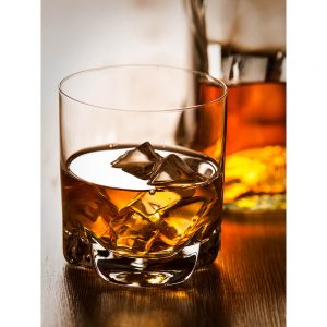 SG2738 whiskey glass ice bottle drink