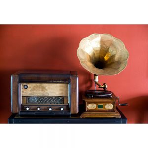 SG2791 gramaphone record player radio retro