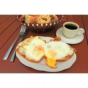 SG2808 breakfast fried eggs traditional bread coffee