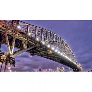 SG2893 sydney harbour bridge night