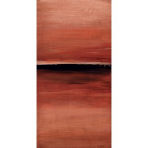 SG771A contemporary abstract horizon landscape brown cream tan
