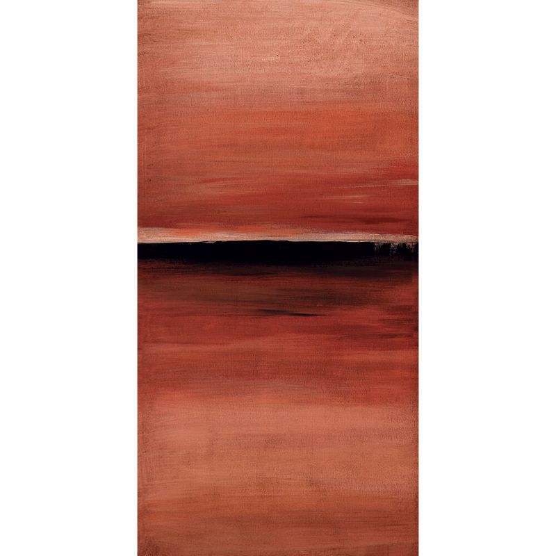 SG771A contemporary abstract horizon landscape brown cream tan