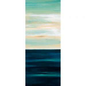 SG797 contemporary abstract seascape horizon blue teal
