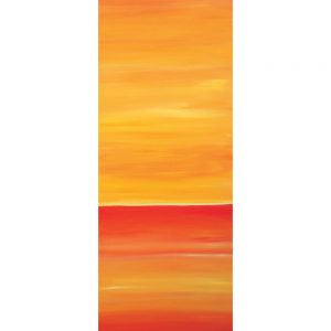 SG804 contemporary abstract seascape horizon yellow orange