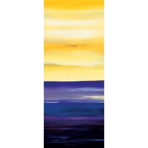 SG806 contemporary abstract seascape horizon yellow purple pink white