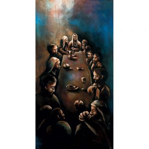 SG848 last supper men table abstract