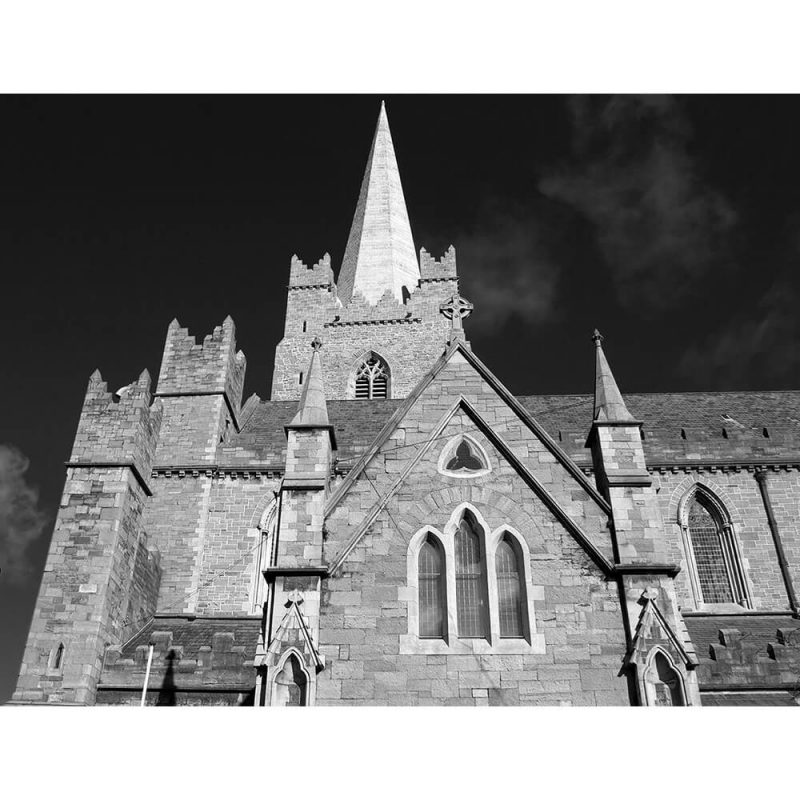 SG2969 christ church dublin ireland ancient gothic cathedral