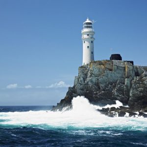SG3112 lighthouse cliffs sea fastnet rock county cork ireland