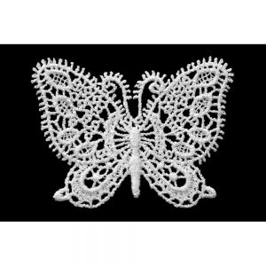 SG3386 white lace butterfly