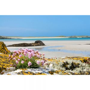 SG3472 sandy beach sea ciifden connemara west coast ireland