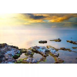 SG3480 sea sunset rocks shore