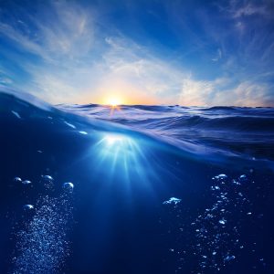 SG3517 underwater sunset skylight waterline