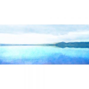 SG3611 inverness scotland watercolour sea moutain blue