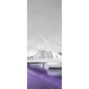 SG3699 samuel beckett bridge purple wash dublin ireland