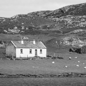 SG3860 cottage galway ireland black white